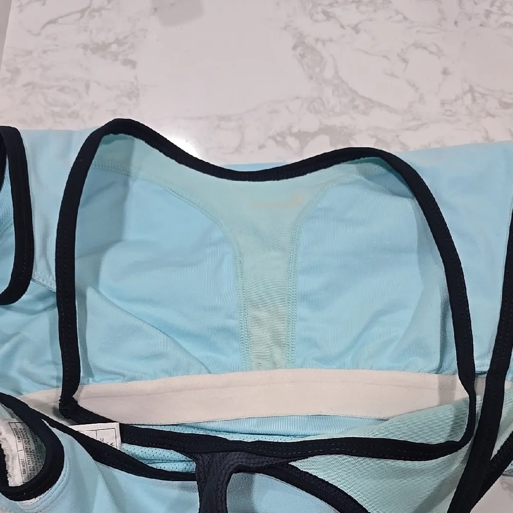 Nike Light Blue Workout Tank Woman's Size XL - Picture 5 of 9